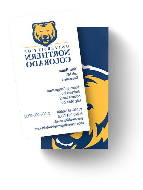 Vertical business cards